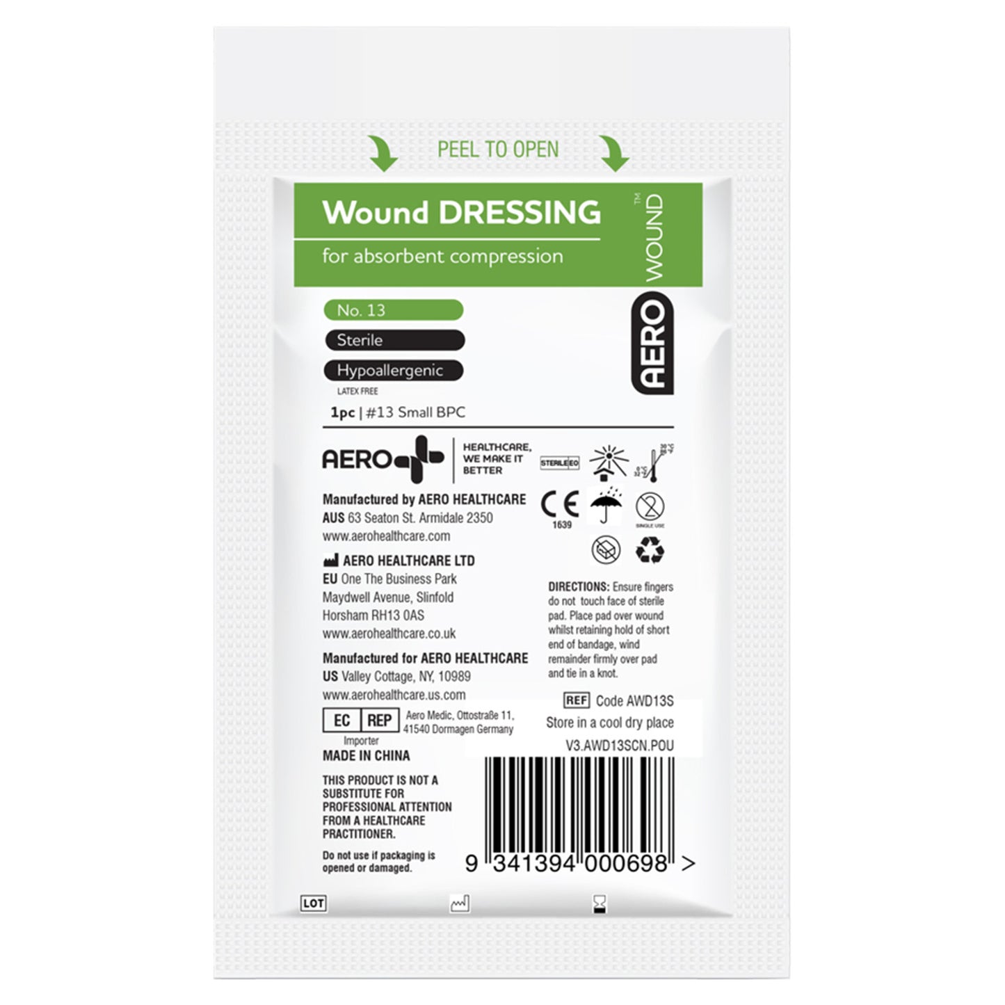 Wound Dressing No.13