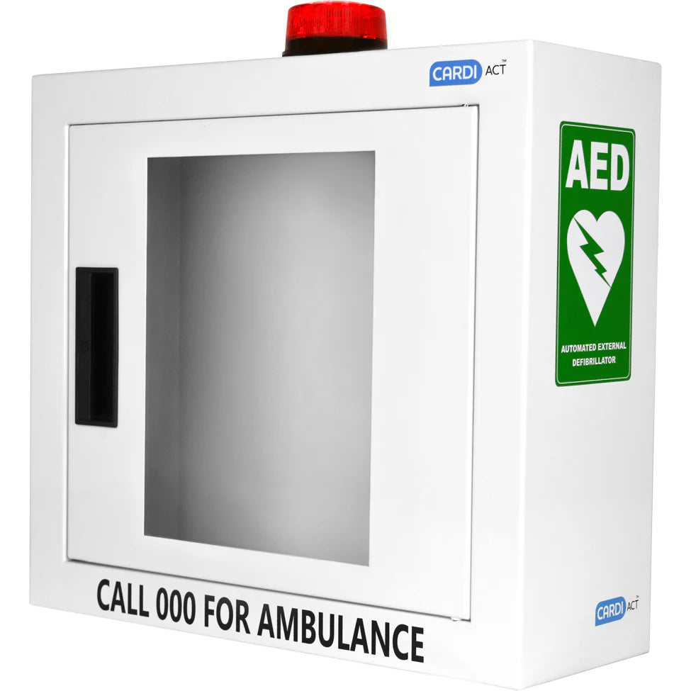 CARDIACT Alarmed AED Cabinet with Strobe Light