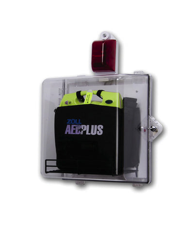 AED Clear Wall Cabinet (ZOLL Plus)