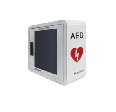 AED Wall Cabinet Alarmed (Defibtech)