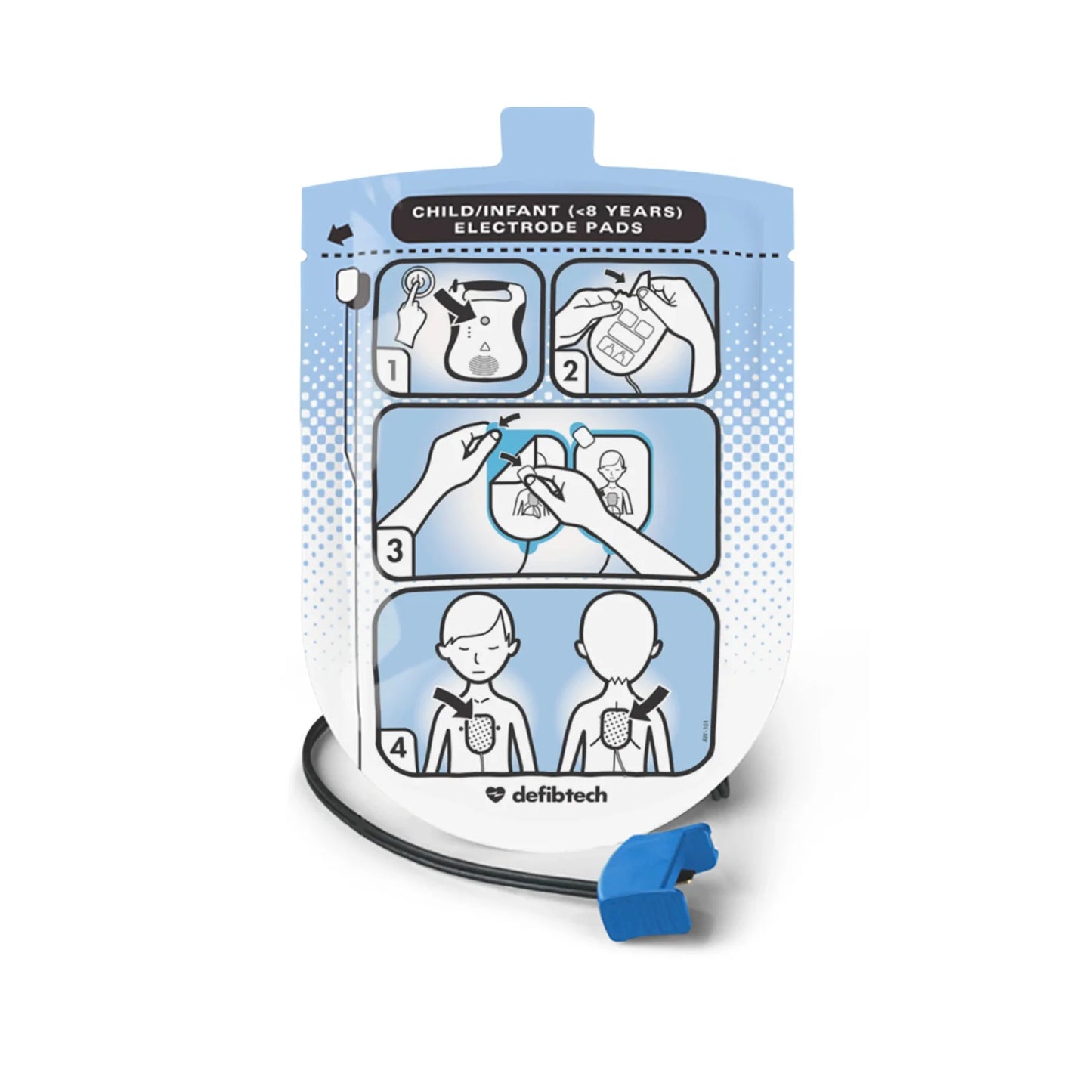 Defibrillator Pads - Infant (Defibtech LIfeLine)