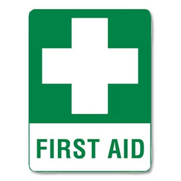 First Aid Sign Metal