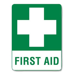 First Aid Sign Poly