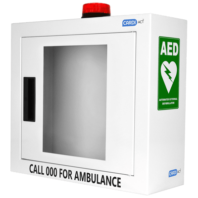 AED Alarmed Steel Wall Cabinet (HeartOn)