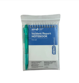 First Aid Notebook with Pen