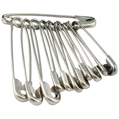 Safety Pins Assorted Pk12