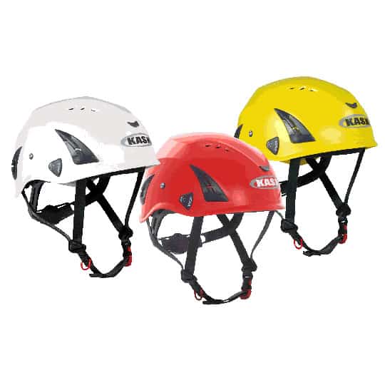 High-tech safety helmet for professional rescue and working-at-height applications: Emergency rescue, Rope access technicians, Arborists