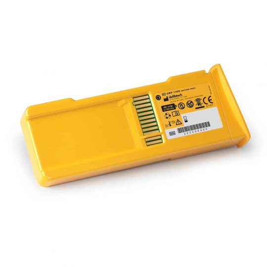 5 year Defibtech Replacement Battery Pack (DCF-200) power for 8 hours continual usage. Compatible with: Defibtech semi-automated AED