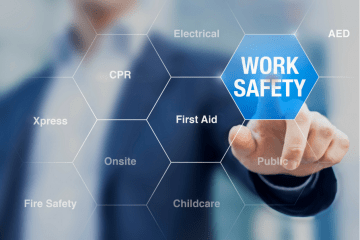Work safety logo photo